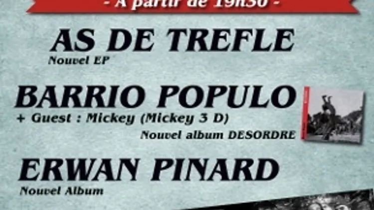 Barrio Populo As de trèfle Erwan Pinard + guest Mickey 3D