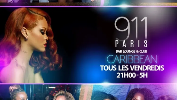 Bar Lounge & Club 911 Paris, 'La Caribbéenne' !