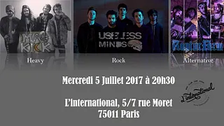 Soirée Rock: Raptur Farm-Mad Kick-Useless Minds