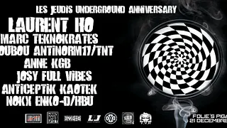 Les Jeudis Underground Anniversary