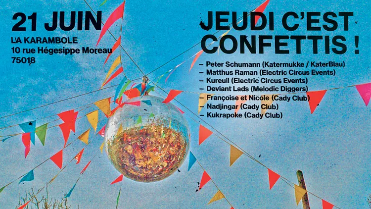 Jeudi c'est confettis !