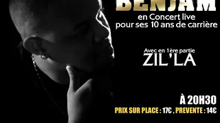 BENJAM DU 974 EN CONCERT LIVE POUR SES 10 ANS