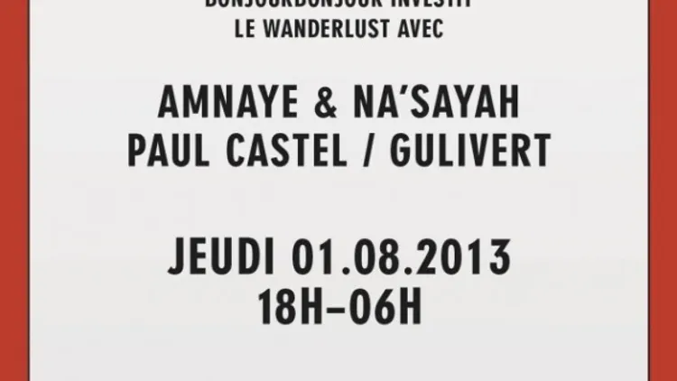 Bonjour Bonjour investit le Wanderlust