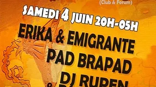 Soirée Tzigane avec Erika & Emigrante + Pad Brapad