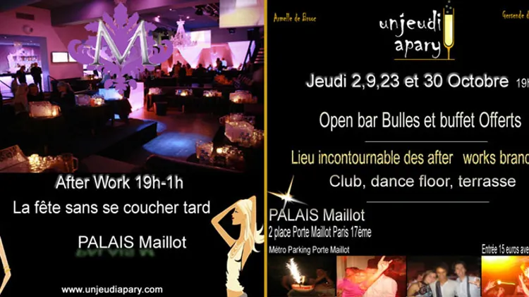 AfterWork  au PALAIS Maillot