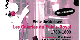 Visite théâtralisée des galeries du Palais-Royal 1780-1800