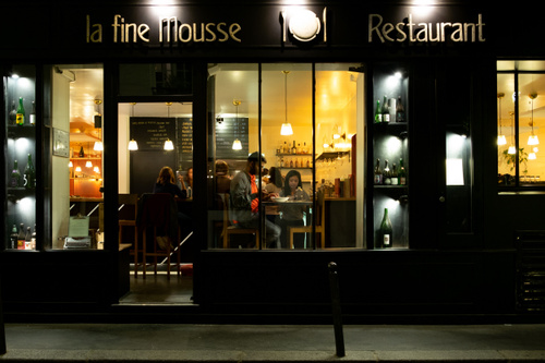 La Fine Mousse Restaurant Paris