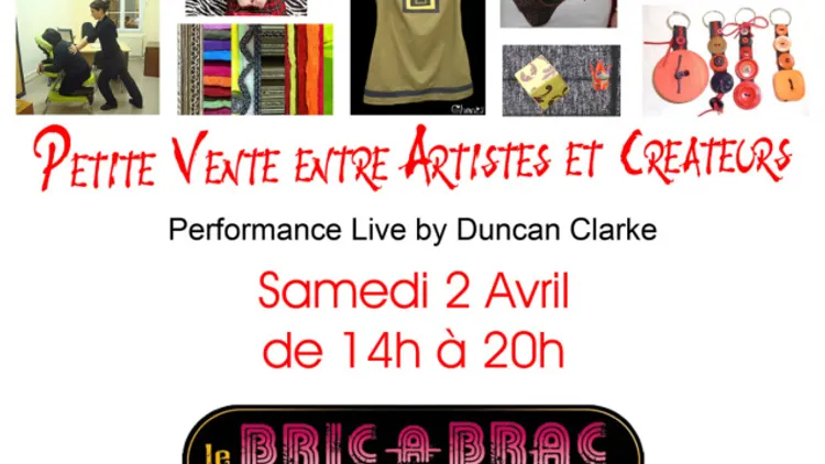 Petite vente entre artistes et créateurs @ BAB