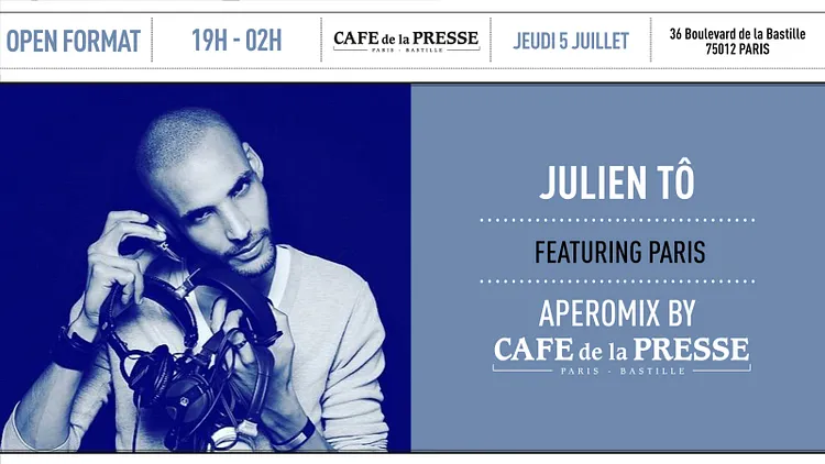 Aperomix by Café de la Presse with Julien Tô