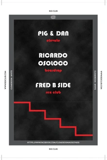 CLOAKROOM INVITE PIG & DAN - RICARDO OSOLOCO - FRED B SIDE