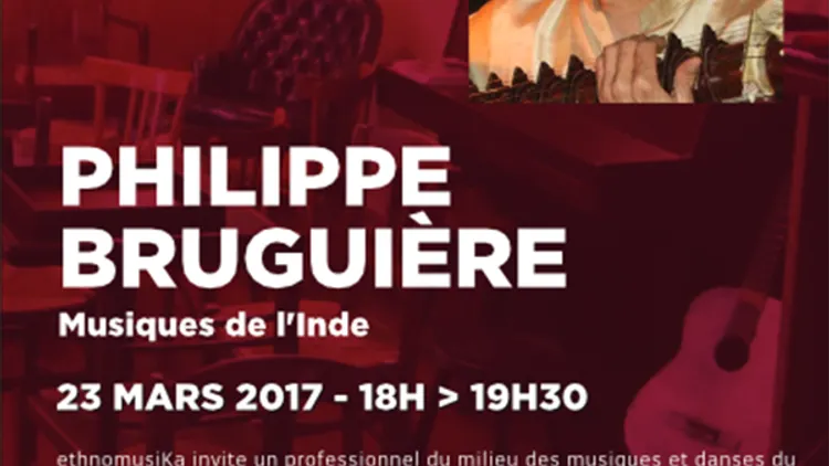 [ K-fé rencontre ] Musiques de l'Inde avec  Philippe Bruguière