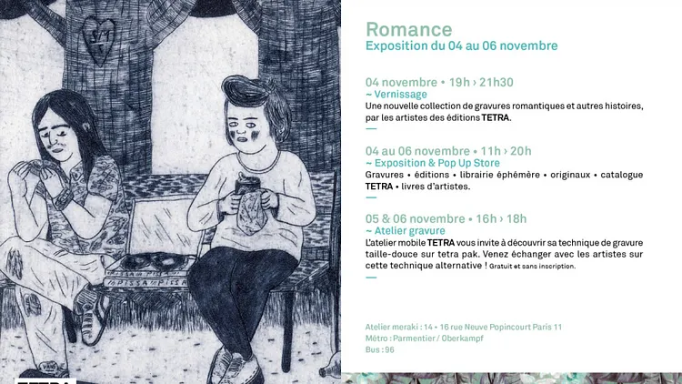 TETRA x Atelier Meraki présentent ROMANCE