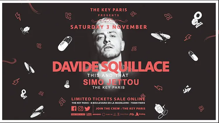 Titre: The Key Paris presents : Davide Squillace