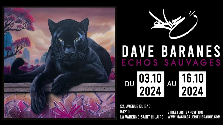 ÉCHOS SAUVAGES : Exposition by Dave Baranes chez Macha Galerie