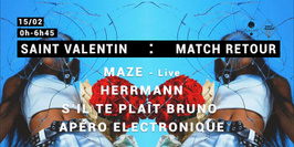 St Valentin : Match Retour ♡ Paris Techno