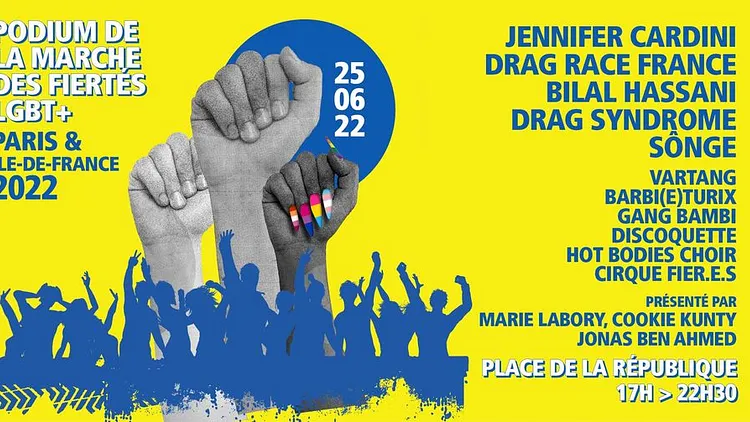 Grand Podium de la Marche des Fiertés LGBT+ de Paris & Île-de-France [officiel]