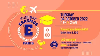 TUESDAY ERASMUS IN PARIS