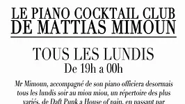Le piano cocktail club de MATTIAS MIMOUN