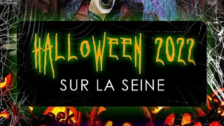 HALLOWEEN BOAT ROOFTOP PARTY HANTÉ GÉANTE SUR LA SEINE LE FLOW ALEXANDRE III
