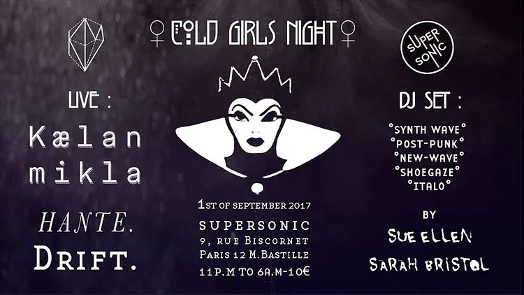 COLD GIRLS NIGHT Kaelan Mikla, Hante. Drift.