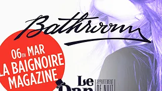 Bathroom Deep Afterwork invite La Baignoire Magazine