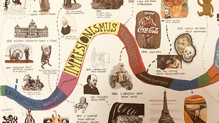 Vernissage : Frise chronologique murale illustrée au Centre tchèque