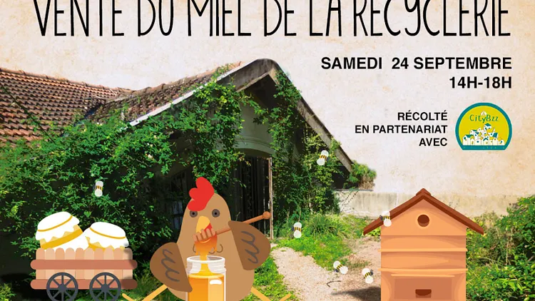 Vente du miel de la REcyclerie