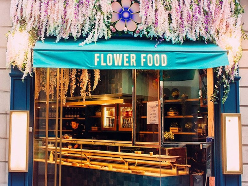 Flower Food Restaurant Paris