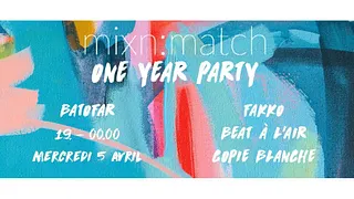 Mixn:match magazine fête ses 1 an / Apéroboat