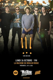 La Machine live w/ !!! (chk chk chk) en concert
