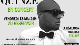 QUINZE + Live Band en concert
