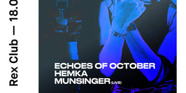Subtyl: Echoes Of October, Hemka, Munsinger Live