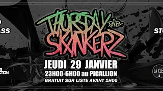 THURSDAY SKANKERZ w/ VEAK, ZUDAKABASS, BONEYARD, DARLIX, INDUKTIV, STORMLIGHT