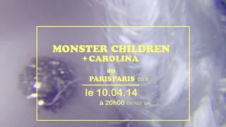 Concert : Monster Children & Carolina