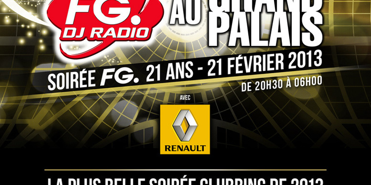 Soirée Radio FG - FG au Grand Palais