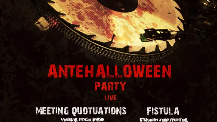 ANTEHALLOWEEN party lice et dj set