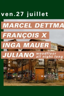 Concrete: Marcel Dettmann, François X, Inga Mauer, Juliano