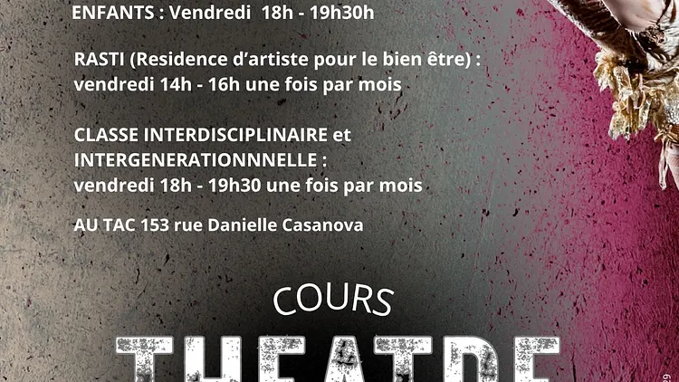 Cours de théâtre Aubervilliers