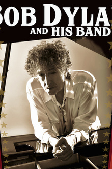 Bob Dylan and his band en concert