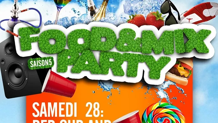 Food and Mix Party Red Cup & Lollipop