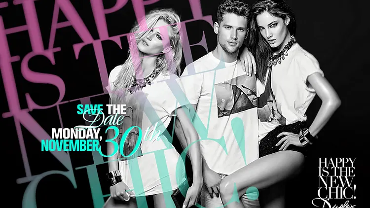 HAPPY IS THE NEW CHIC