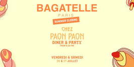 Bagatelle Summer Closing !