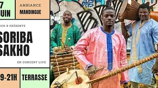 L’Eté à DOCK B ☀️ // Concert live en terrasse : Soriba Sakho ( mandingue )