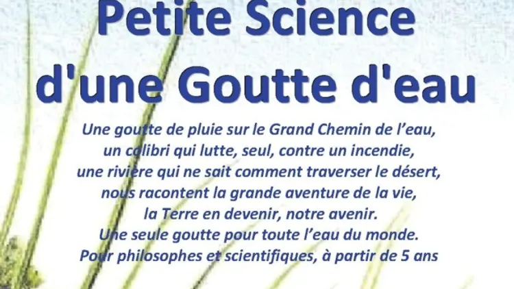 Petite science d'une Goutte d'eau
