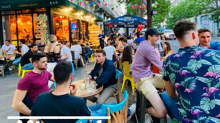 Afterwork en terrasse à la paillote du Cabana