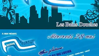 Flashing Lights aux Bains Douches