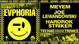 EVPHORIA X GLAZART : MEYEM, JOE LEWANDOWSKI & MORE