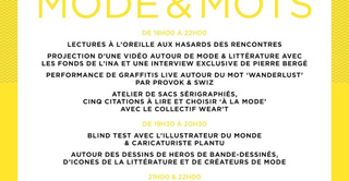 Sur Mesure Workshops : MODE & MOTS @ Wanderlust