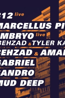 Concrete [Villette 45]: B12 live, Marcellus Pittman, Embryo live