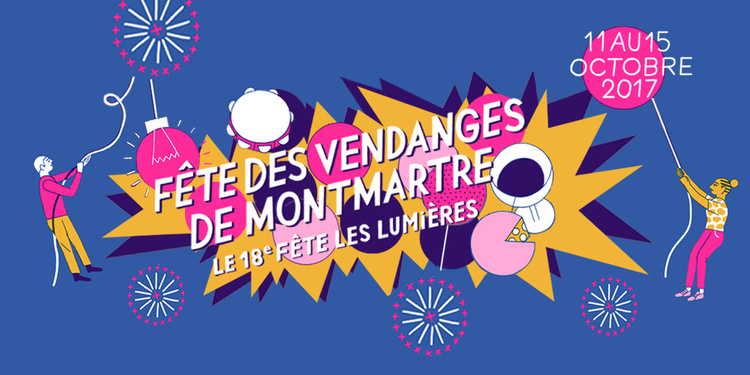 Fête des Vendanges de Montmartre, le 18ème fête les lumières
